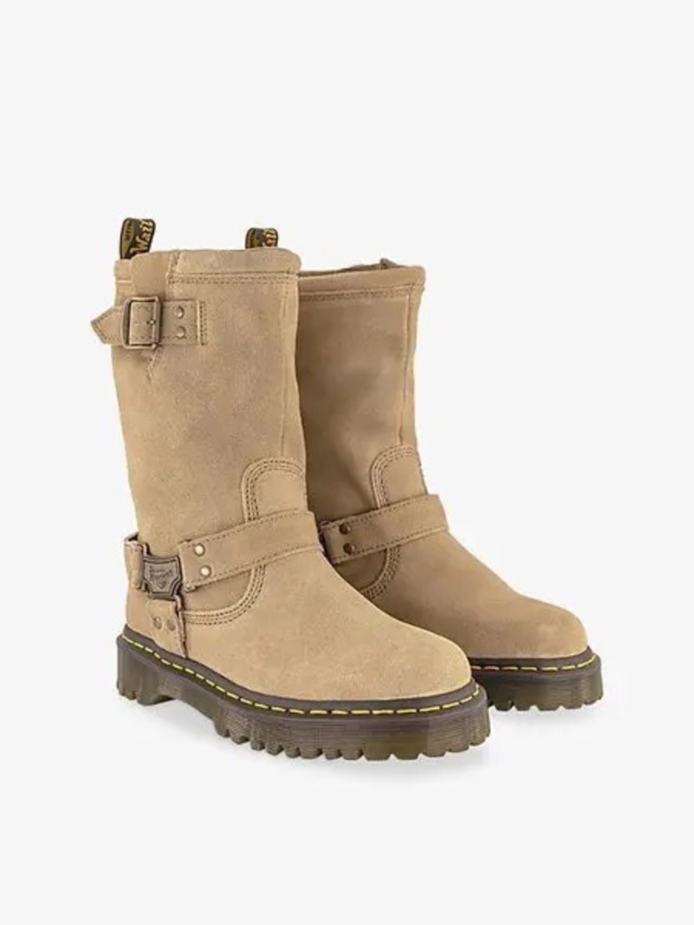 DR. MARTENS
Anistone Suede Biker Boots - Savannah Tan
Suede
COLOR: SAVANNAH TAN